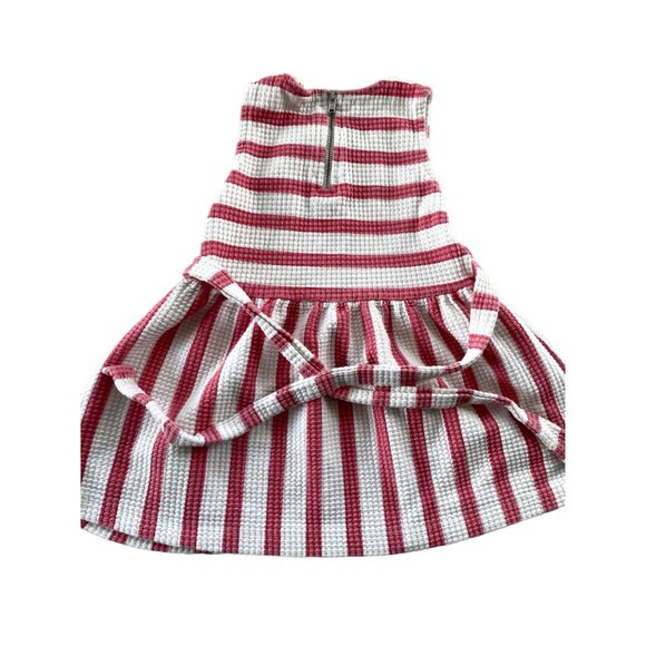 Max Girls Striped pink & White 12-18 Months Dress - Picture 3 of 3